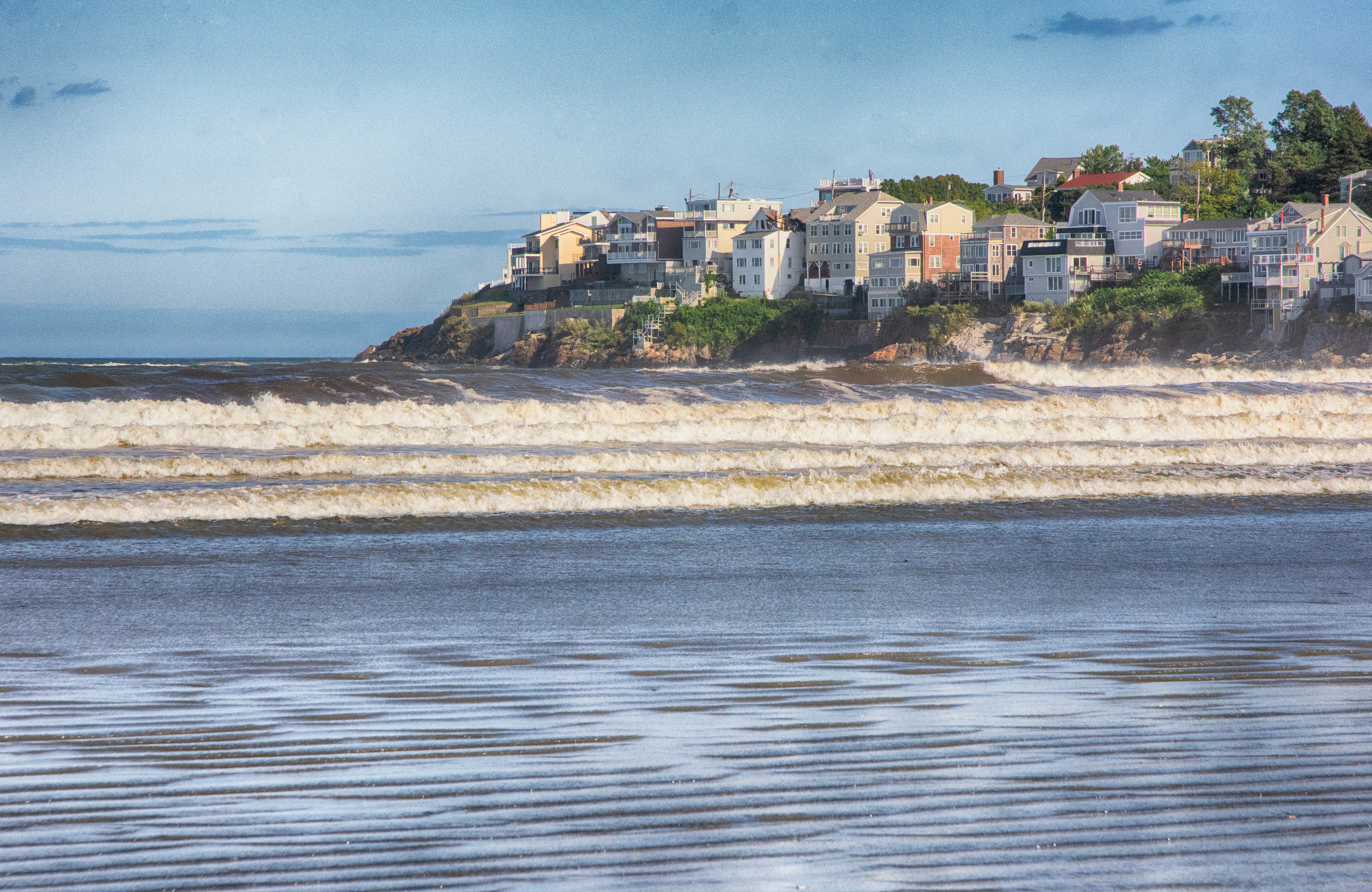 Nahant Beach with pumping waves